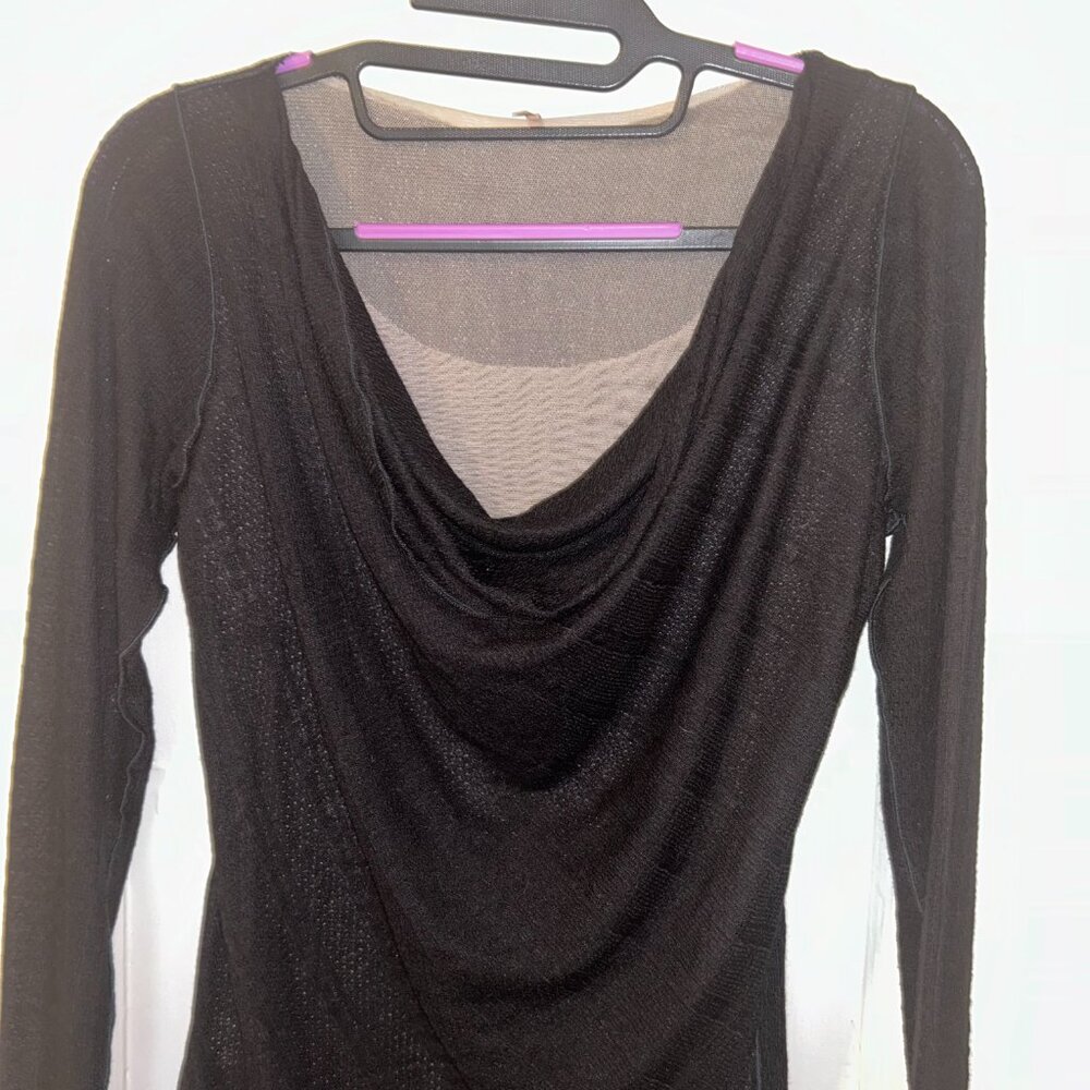 Pete Double Layer Mesh Knit Top - L - image 1